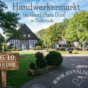 Handwerkermarkt im Gastlichen Dorf in Delbrück