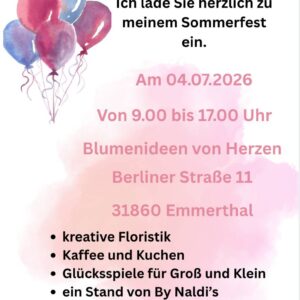 Sommerfest bei "Blumenideen von Herzen"